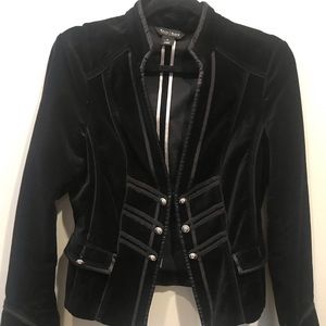 White House Black Market velvet blazer